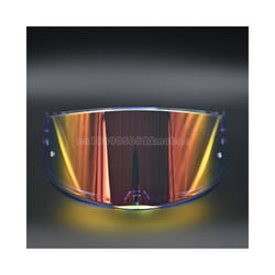 LS2 FF397 FF801 Motorcycle Helmet Visor Clear Dark Smoke Multicolour Silver - Revo Red