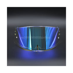 LS2 FF397 FF801 Motorcycle Helmet Visor Clear Dark Smoke Multicolour Silver - Revo Blue