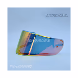 LS2 FF397 FF801 Motorcycle Helmet Visor Clear Dark Smoke Multicolour Silver - Revo Blue