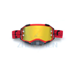 Motorcycle Goggles Motocross Helmet Cycling Glasses Outdoor Racing Sunglasses - Red LENS-4