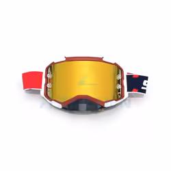 Motorcycle Goggles Motocross Helmet Cycling Glasses Outdoor Racing Sunglasses - Red LENS-7