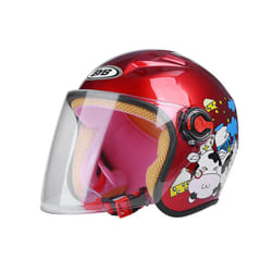 Fashion Children Helmet Motorcycle Helmet Scooter Crash Helmet Boy and - M, 3