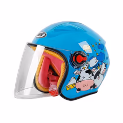 Fashion Children Helmet Motorcycle Helmet Scooter Crash Helmet Boy and - M, 3