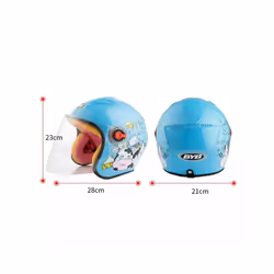 Fashion Children Helmet Motorcycle Helmet Scooter Crash Helmet Boy and - M, 3