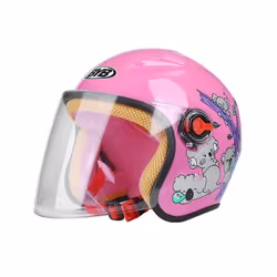 Fashion Children Helmet Motorcycle Helmet Scooter Crash Helmet Boy and - M, 1