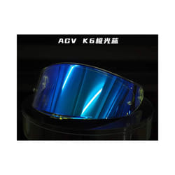 K6 Helmet Visor Motorcycle Full Face Helmet Visor Lens Night Vision Visor - Revo Blue