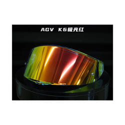 K6 Helmet Visor Motorcycle Full Face Helmet Visor Lens Night Vision Visor - Revo Red