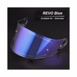 SHOEI Glamster Motorcycle Helmet Lens Retro Full Face Helmet Visor Anti-UV - Dark blue