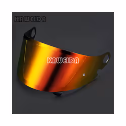 SHOEI Glamster Motorcycle Helmet Lens Retro Full Face Helmet Visor Anti-UV - Red gold