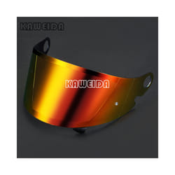 SHOEI Glamster Motorcycle Helmet Lens Retro Full Face Helmet Visor Anti-UV - Red gold