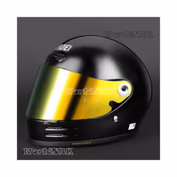 SHOEI Glamster CPB-1V Motorcycle Helmet Lens Retro Full Face Helmet Visor - Red gold