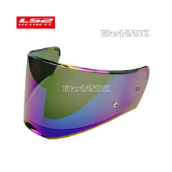 LS2 FF390 Breaker Full Face Helmet Lens Extra Helmet Visor with Anti-fog - Rainbow