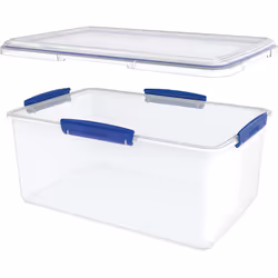 Sistema KLIP IT Food Storage Container | 9.67 L | Stackable & Airtight Fridge/Freezer Food Box with Lid | BPA-Free Plastic |...