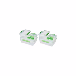 Sistema Klip IT Food Storage Containers | 6 Plastic Food Containers with Lids | 4 Dressing To Go Pots | BPA-Free | Recyclable ...