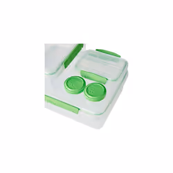 Sistema Klip IT Food Storage Containers | 6 Plastic Food Containers with Lids | 4 Dressing To Go Pots | BPA-Free | Recyclable with TerraCycle? | 10