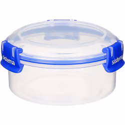 Sistema KLIP IT PLUS Round Food Storage Containers | 300 ml Leak-Proof, Stackable & Airtight Fridge/Freezer Containers with Lid...