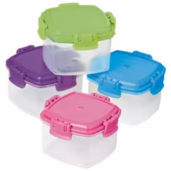 Sistema 21127, Box, Square, 0.062 L, Blue, Green, Pink, Purple, Transparent, CE, New Zealand