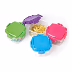 Sistema 21127 food storage container Square Box 0.062 L Blue, Green, Pink, Purple, Transparent 4 pc(s)