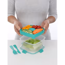 Sistema To Go Lunch container 1.1 L Polypropylene (PP) Mint colour 1 pc(s) - Additional view 4
