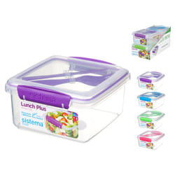 Sistema Lunch Plus Square Container 1.2 L Transparent 1 pc(s)