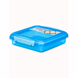 Sistema 31646, Container, Square, 0.45 L, Blue, Plastic, New Zealand