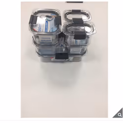Sistema Brilliance 6 Piece Food Storage Set with Lids