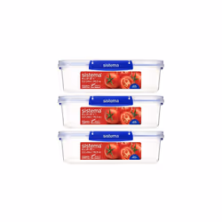 Sistema KLIP IT PLUS Food Storage Containers | 2.2 L | Leak-Proof, Stackable & Airtight Fridge/Freezer Food Boxes with Lids | ...