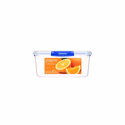 Sistema KLIP IT PLUS Food Storage Container | 5.5 L Square | Stackable & Airtight Fridge/Freezer Food Boxes with Lids | Recyc ...