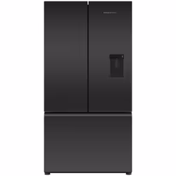 Fisher & Paykel RF540AZUB5, Freestanding, French door, Black, 569 L, D, 42 dB
