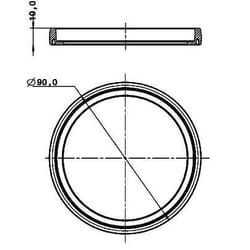 HELLA 9GD 980 696-001 Gasket / Seal