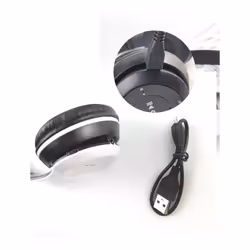 P47 Wireless Game Headset Bluetooth-Compatible 5.0 for Smartphone (Black) - White