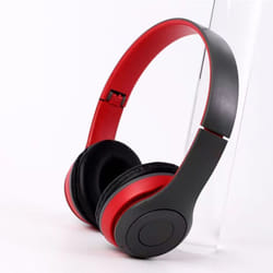 P47 Wireless Game Headset Bluetooth-Compatible 5.0 for Smartphone (Black) - Red