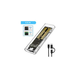 M.2 NVME NGFF External SSD Case 10Gbps PCIe SSD Box for Laptop (Type C-Type C-A)