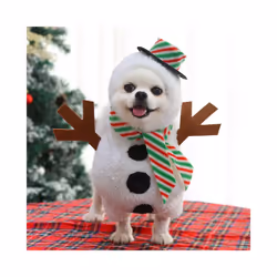Christmas Snowman Costume  Snowman Dog Costume  Dog Christmas Clothes Holiday Dog Cat Pet For Christmas Cosplay Pet Clothes