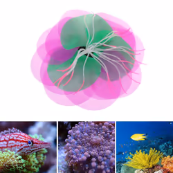 Aquarium Decorations Glow In The Dark,Glowing Coral Ornaments,Purple