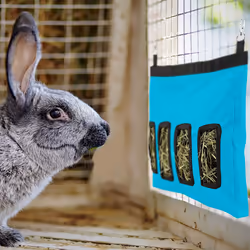 Rabbit Feeding Bag|Large 28*46*4 Rabbit Hay Bag-Blue