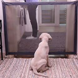 Magic Gate Pet Safety Enclosure, Portable Folding Safe Guard186*72 Cm.