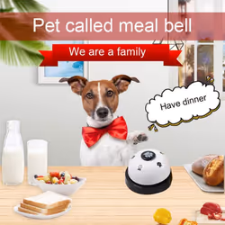 2 Pieces Pet Training Bells, Dog Doorbell Dog Bells (White)2Pcs-Pet Order Bell Ringing Dog Trainer-White + Black Button