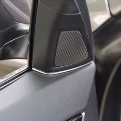 2pcs Front Door Speaker Cover Gap Decor Trim for 5 Series F10 2011-2013