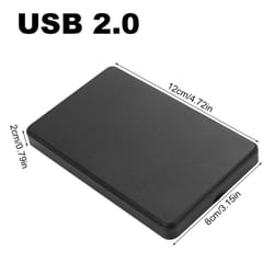 SATA SSD Enclosure Hard Drive Case 10Gbps Speed for 2.5 Inch SSD (USB3.1) - USB2.0
