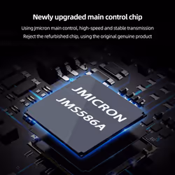 USB C 3.2 Gen2 SSD Enclosurefor MacBook Air/Pro 13-17 (20Gbps dual wire) - 10Gbps single wire
