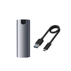 M.2 HHD Box Type-C 3.1 Aluminum Alloy for 2230/2242/2260/2280 SSD (NGFF 5Gpbs) - NVME-10GB