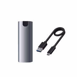M.2 HHD Box Type-C 3.1 Aluminum Alloy for 2230/2242/2260/2280 SSD (NGFF 5Gpbs) - NVME/NGFF-10GB