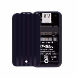 M.2 NVMe SSD Enclosure Adapter Type-C USB3.1 SSD Case Dual Protocol for SSD 2230 - NVMe
