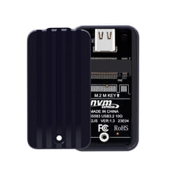 M.2 NVMe SSD Enclosure Adapter Type-C USB3.1 SSD Case Dual Protocol for SSD 2230 - NVMe