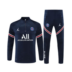 2021-22 PSG Football Training Suit Player Edition Long Sleeve Tracksuit Royal Blue - M