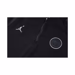 2023-24 PSG Football Training Suit Long Sleeve Tracksuit Fan Edition Black - S