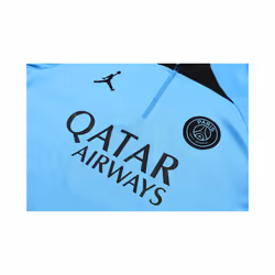 2022-23 PSG Football Training Suit Long Sleeve Tracksuit Light Blue - XL