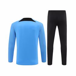2022-23 PSG Player Edition Football Training Suit Long Sleeve Tracksuit Light Blue - XXL