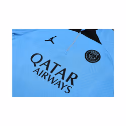 2022-23 PSG Player Edition Football Training Suit Long Sleeve Tracksuit Light Blue - XXL